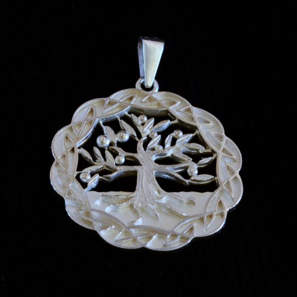Sterling silver Tree-of-life pendant made by Alice Walker Goldsmith