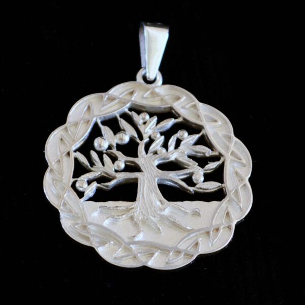Handcrafted Tree of Life Pendant in Sterling Silver