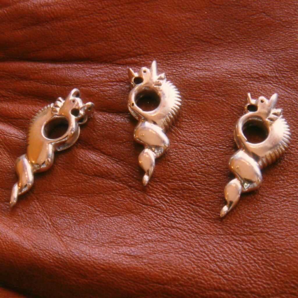 Handcrafted Nyami-Nyami Pendant in Sterling Silver by Alice Walker Goldsmith
